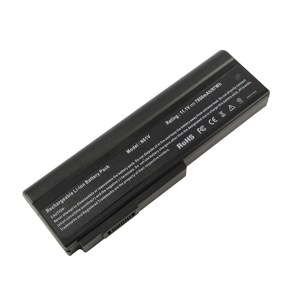 Аккумулятор для ноутбука Asus A32 M50 7800 мАч N61V X64 L07205 G50 G50E G51 G51J G51V G51Vx L50 M50Sr M50V