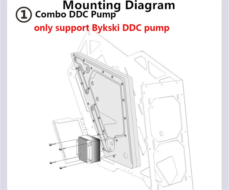 Bykski RGV-CG-ZFZ-V2 водная доска резервуар комплект для Cougar Conquer чехол D-RGB cpu/GPU водоблок программа комплект PC охлаждающий чехол