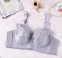 full cup thin underwear small bra plus size wireless adjustable bra breast reduction cover b c d e f g h cup large size 34 48