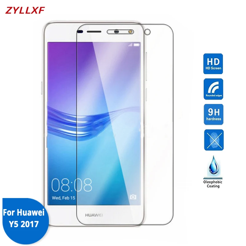 Для Huawei Y5 2017 защитная пленка из закаленного стекла 9H 2.5D Премиум Защитная для