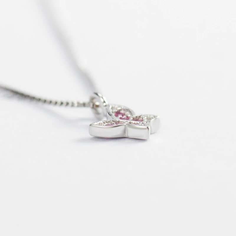 ZHUANGTAI Jewelry Настоящее стерлингового серебра 925 бабочки кулоны кубического