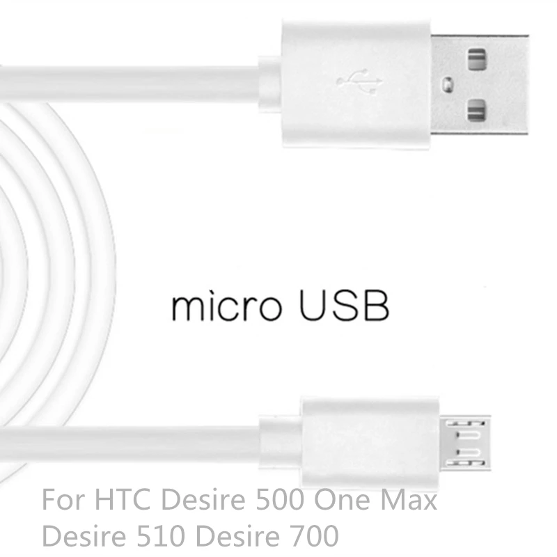 Кабель Micro USB2.0 для мобильного телефона HTC Desire 510 700 1 м USB кабель зарядки и