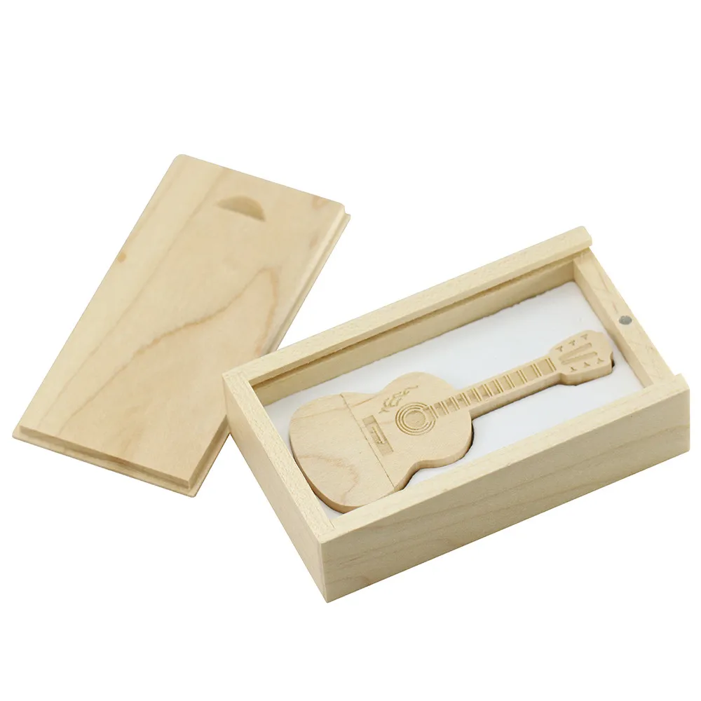 Выполненный по индивидуальному заказу деревянной гитары отправляются Usb +