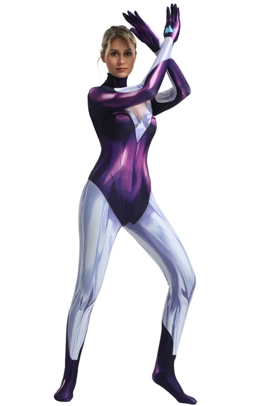 Костюм для косплея DJ Sona с 3D принтом костюм супергероя из лайкры и спандекса