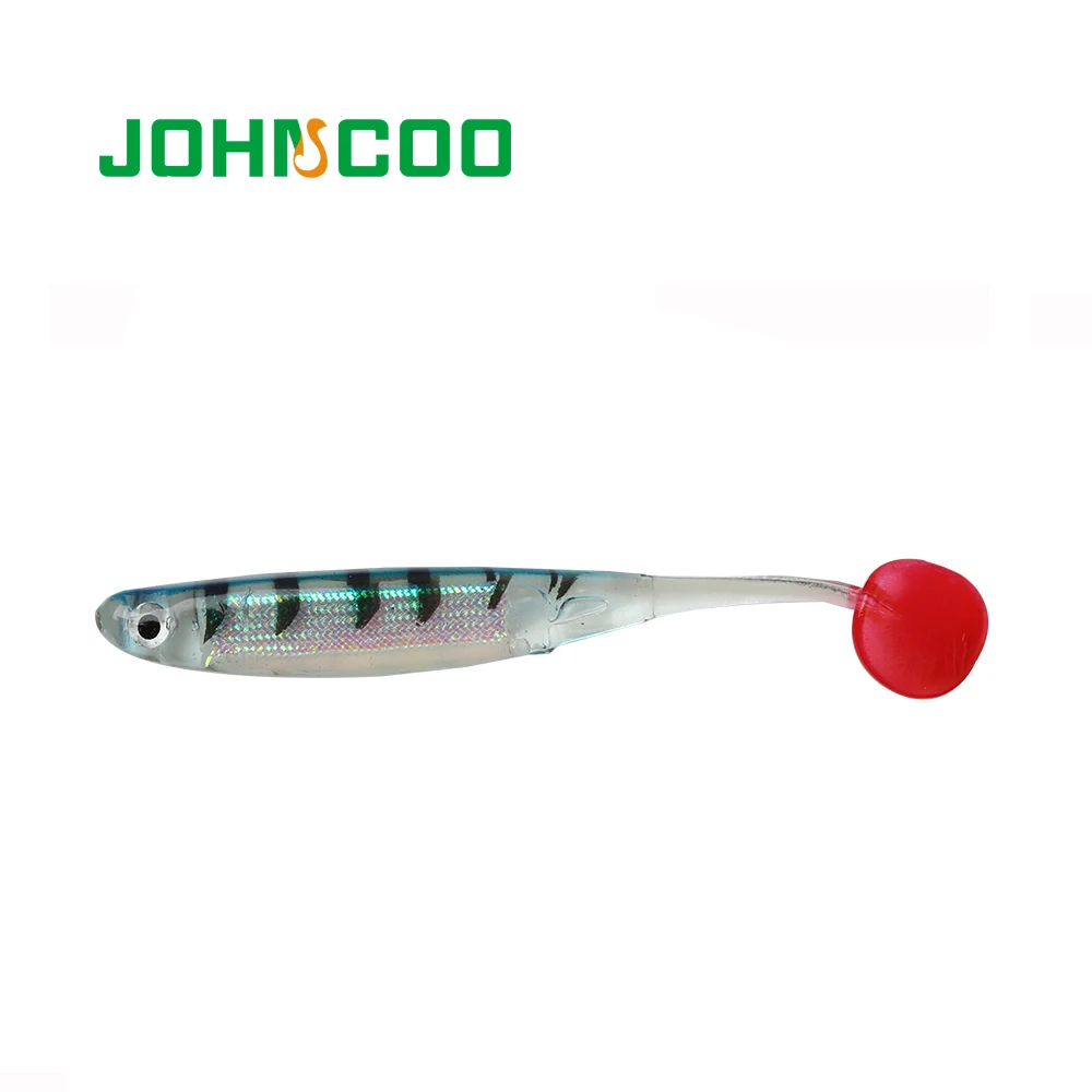 JOHNCOO 6 шт Мягкие силиконовые приманки 2018 новые рыболовные воблеры 11 см 4 7 г речная