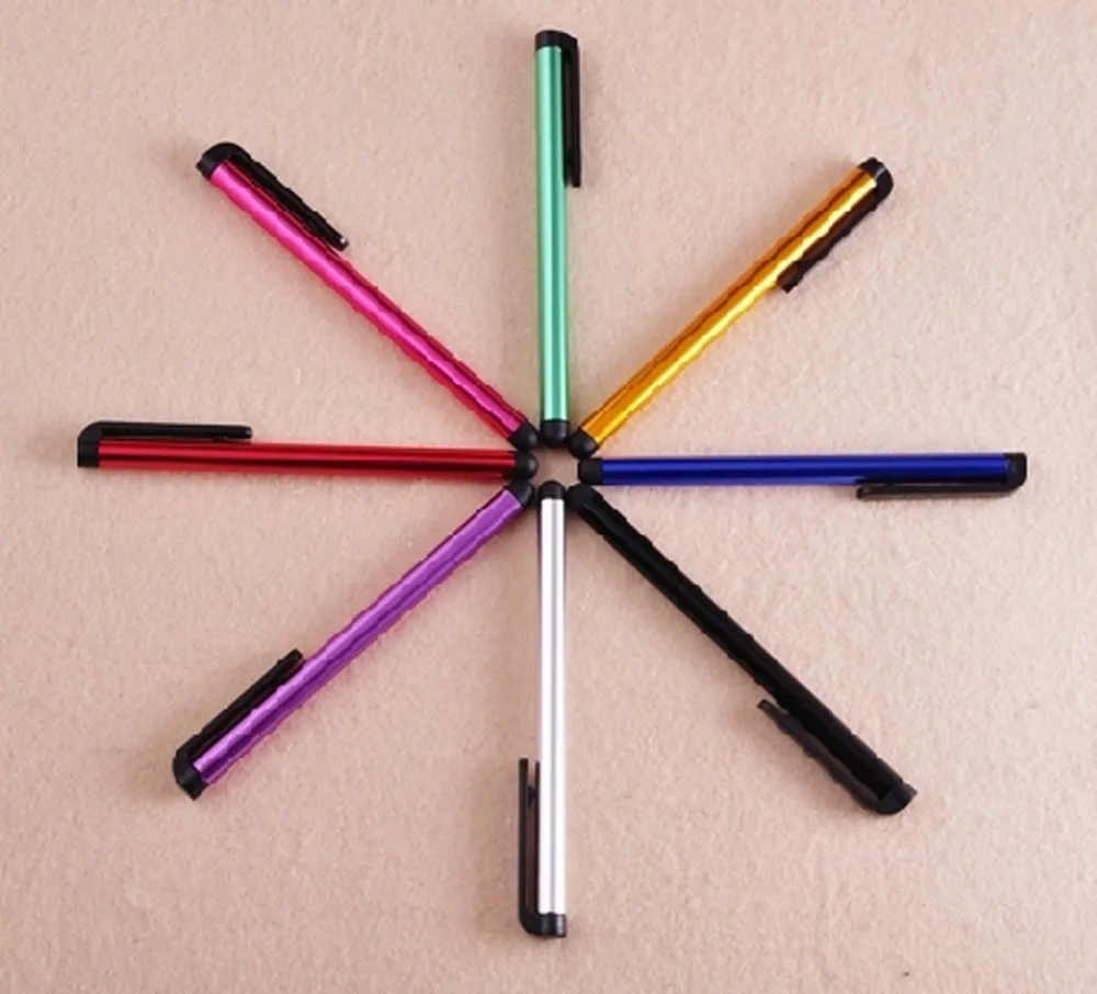 8x красочные емкостный ручка сенсорный экран стилус для пк планшет TAB чтения