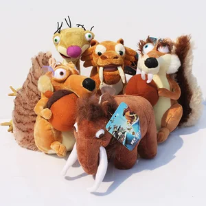 Милые животные СИД слон брэдипод белки Тигр Скарт Мэнни Диего Ленивец Мягкие плюшевые игрушки кукла для малышей детские подарки