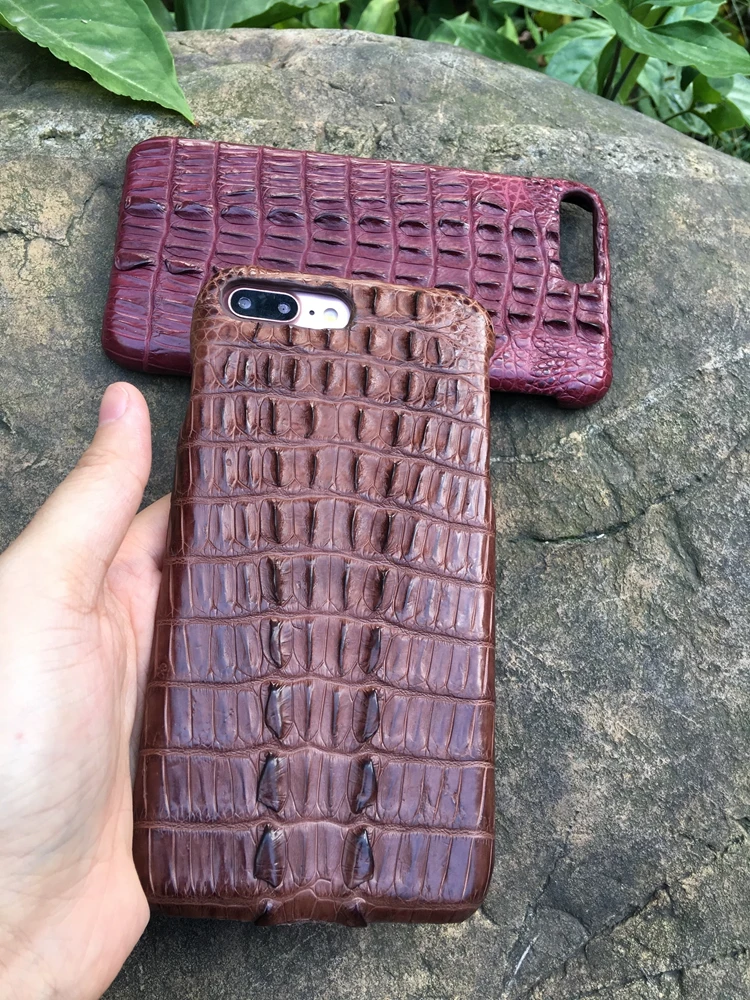 8 видов цветов чехол из натуральной крокодиловой кожи для iPhone 4 7 '' iPhone8 Plus 5
