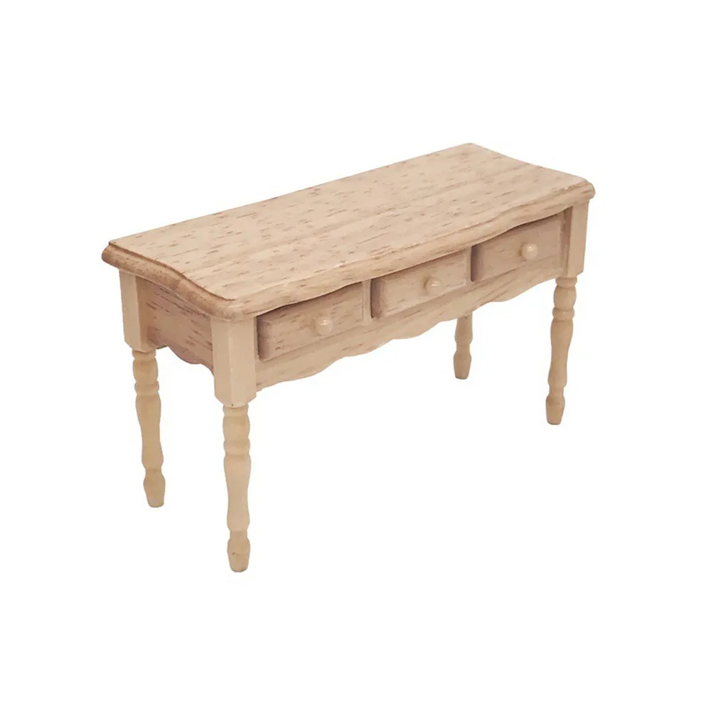 Мини кукольный домик мебель стол миниатюрный гостиная дети притворяться играть