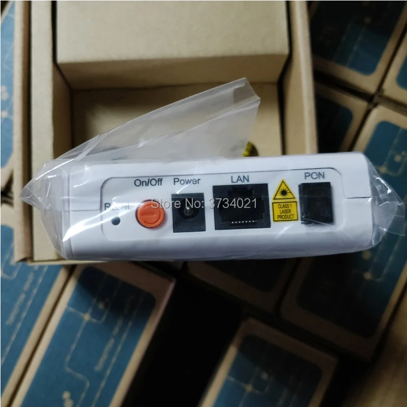 10Pcs Original ONU EPON ZTE ONT F401 New 1GE FTTH onu modem, English version with power plug