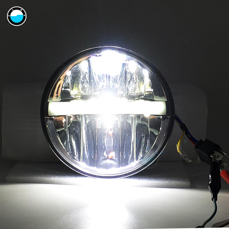 1 шт. светодиодный ная фара DOT 5 75 дюйма с DRL для мотоцикла Dyna Sportster 5-3/4 светодиодная