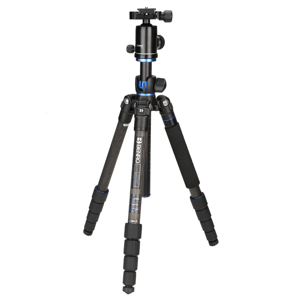 Benro GC169TV1 монопод из углеродного волокна штативы для камеры с V1 шаровой головкой 4 секции Максимальная загрузка 14 кг DHL