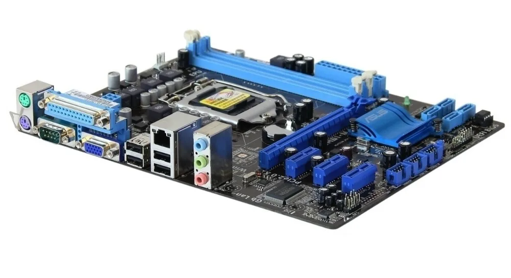 original desktop motherboard ASUS P8H61-M LX DDR3 LGA 1155 16GB H61 Core i7/Core i5/Core i3 Free shipping | Компьютеры и офис