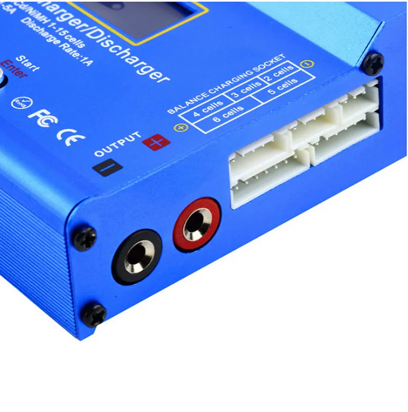 Новый iMAX B6 AC 80 Вт B6AC Lipo NiMH 3 S/4S/5S RC зарядное устройство + EU/US разъем питания |