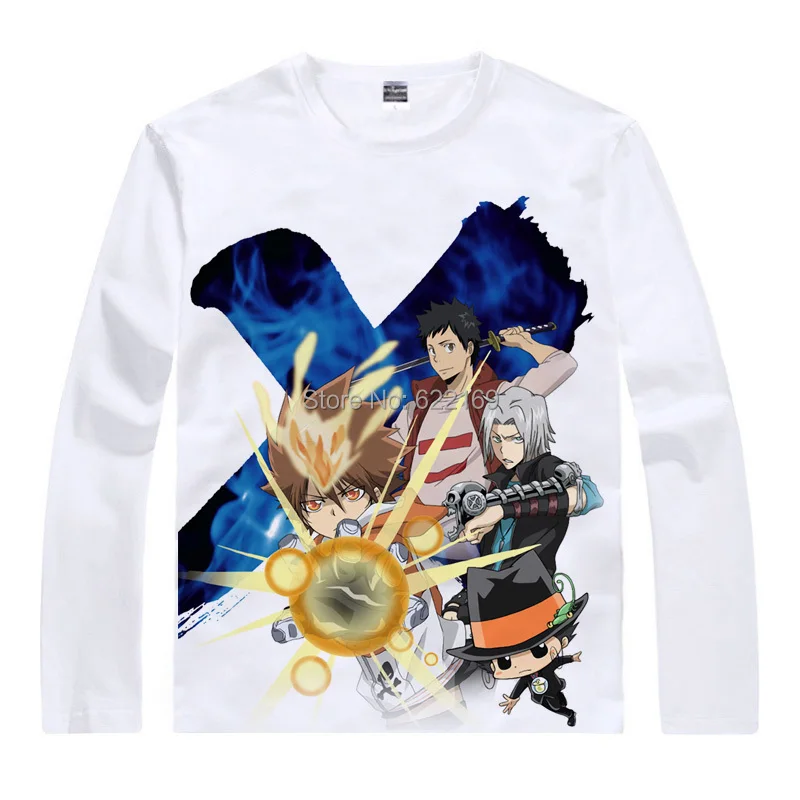 Домашний репетитор хитман реборн хаато футболка аниме японская известная