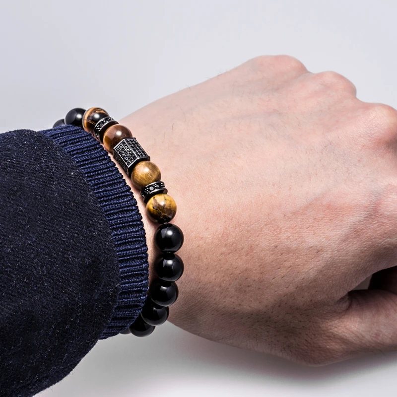 ATTYIRENA роскошные золотые кубические циркониевые шестиугольные латунные браслеты