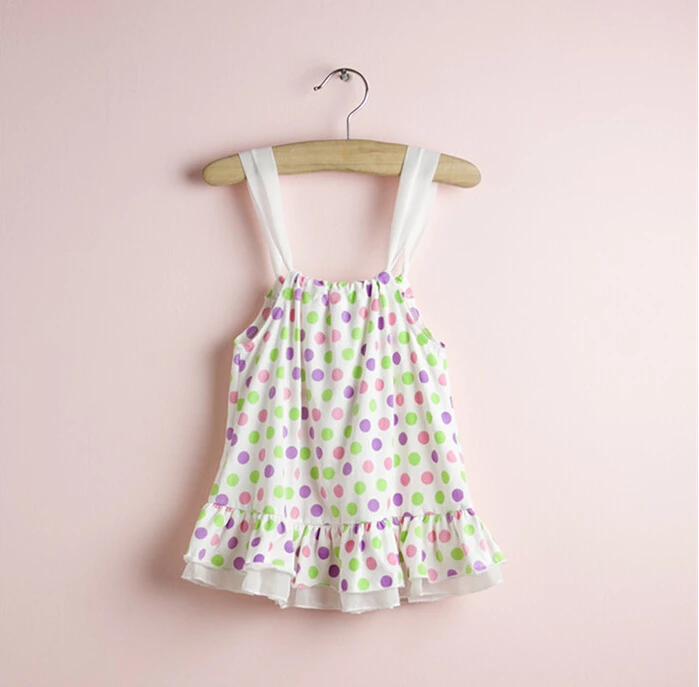 

summer fashion casual high quanlity floral print baby girls dresses princess sleeveless flower baby dress infant baby clothing