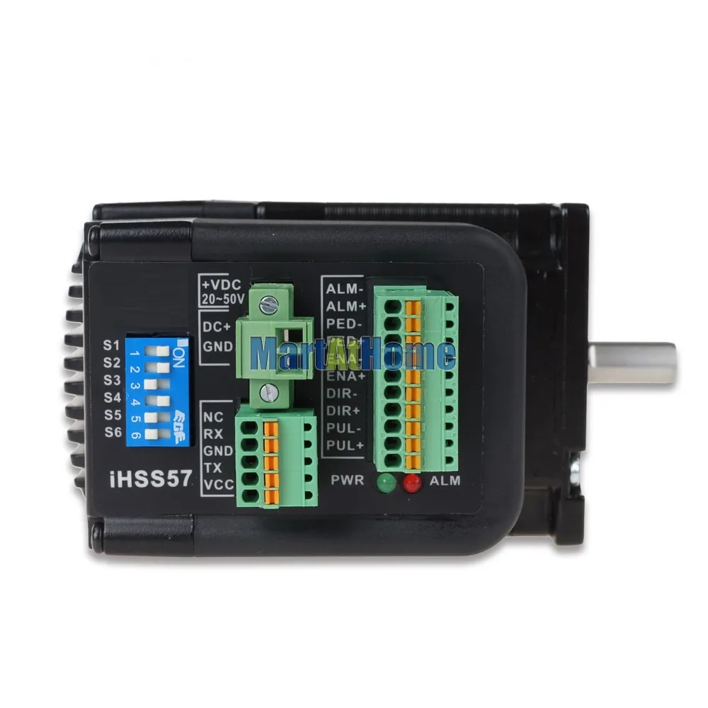 IHSS57-36-10 CNC закрытый цикл NEMA 23 интегрированный шаговый двигатель с шаговым