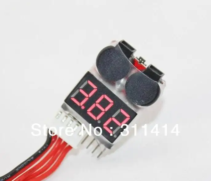 Бесплатная доставка 15 шт. двойной динамик 1 S-8 S тестер напряжения батареи и