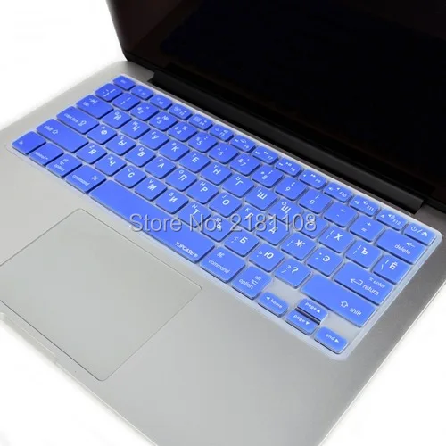 Русская/английская Силиконовая клавиатура для Macbook Pro 1" 15" 1" американская версия