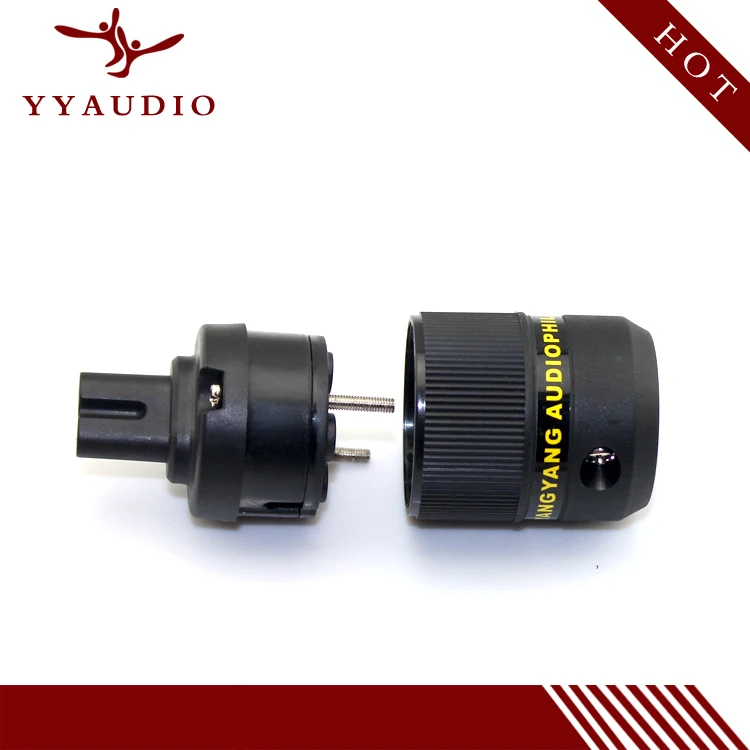 Разъем питания YYAUDIO YY 08G 24K типа 8 IEC с родиевым покрытием|iec power connector|iec poweriec connector |