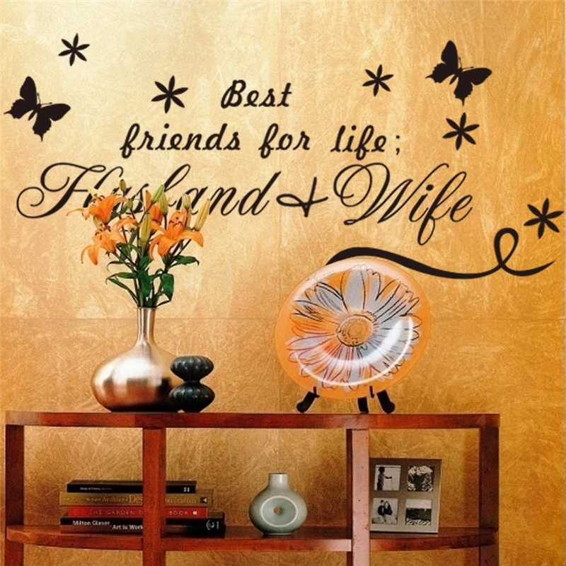 

8154* Best Friends For Life home decor creativewall decal decorative adesivo de parede removable vinyl wall sticker