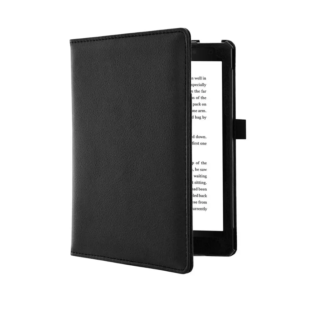black Чехол для KOBO Aura One 7,8 дюймов читалка чехол с Smart wake up - Цвет: black