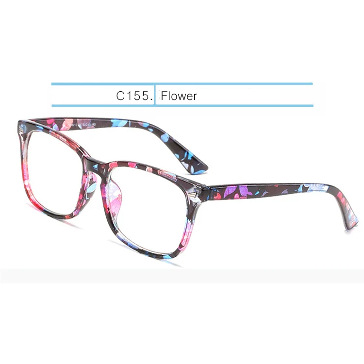 Flower-Clear IVSTA, синий светильник, блокирующие очки для компьютера, анти-голубые лучи, игровые очки для геймеров, женщин и мужчин, кошачий глаз, близорукость, прозрачные очки по рецепту - Цвет оправы: Flower-Clear