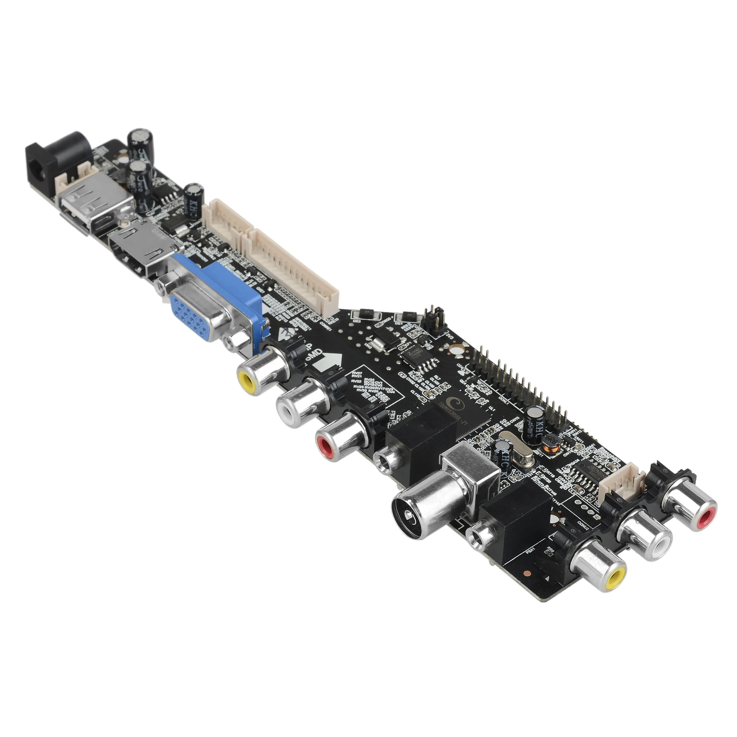 DD3663LUA. A82 15-32 дюймов цифровой DVB-T/C/T2 Универсальный ТВ lcd плата управления ТВ/VGA/AV/HDMI/USB для lvds 1/2ch 6/8 бит LVDSpanel