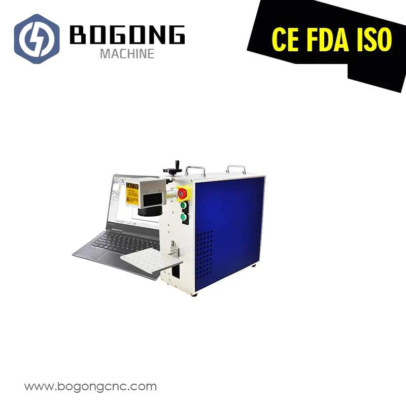 desktop easily movable MOPA mini portable laser marking machine for color signs | Инструменты