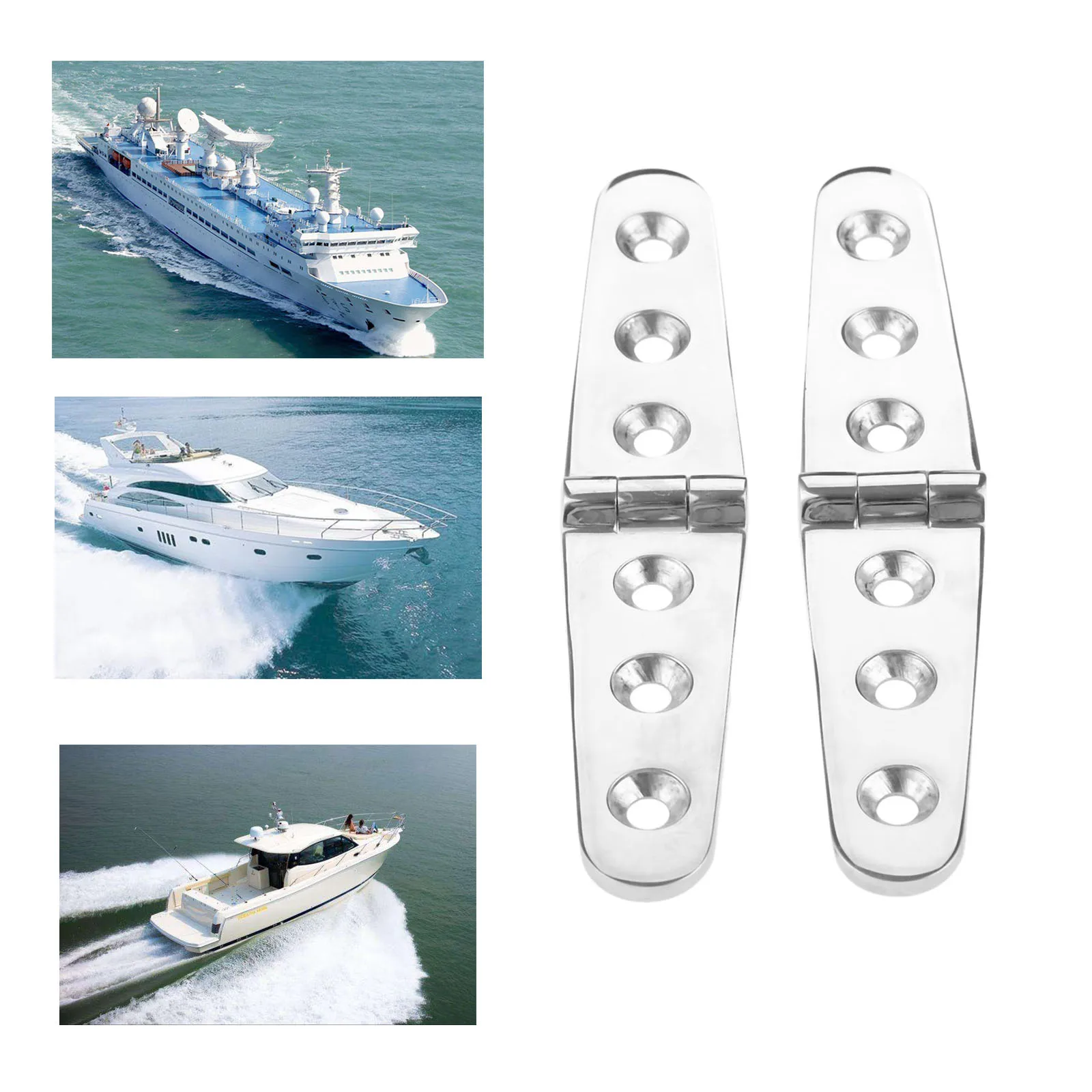 2 предмета Heavy Duty морской Класс 316 Нержавеющая сталь шарнир для катеров яхт двери