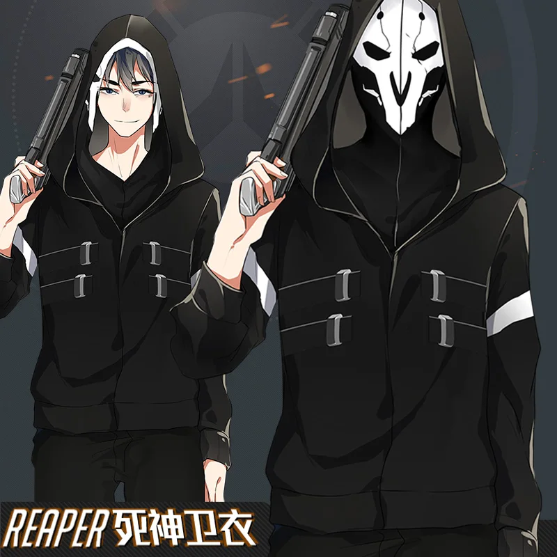 [Фото] 2018 Новый игры OW Reaper Звезда смерти печатных комплект платья из двух частей