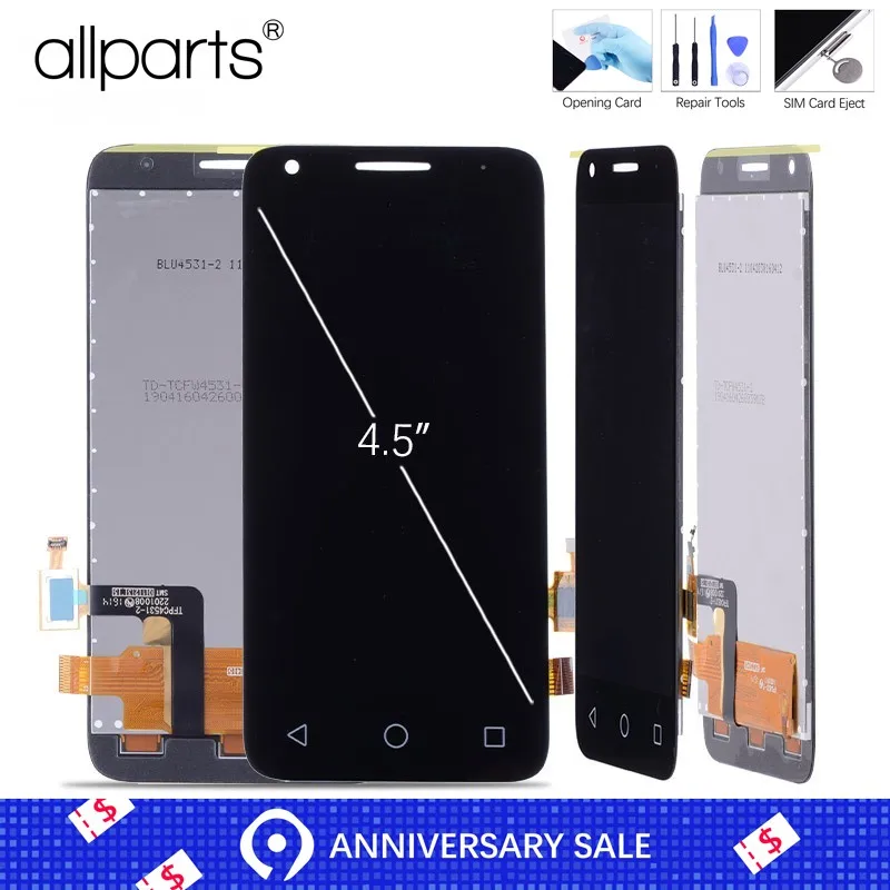 Дисплей для Alcatel One Touch Pixi 3 4.5 4027D 4027X 4027A OT4027 LCD в сборе с тачскрином Оригинал