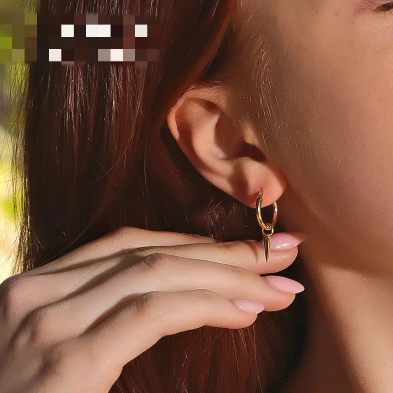 Серьги из стерлингового серебра 925 пробы модные индивидуальный дизайн