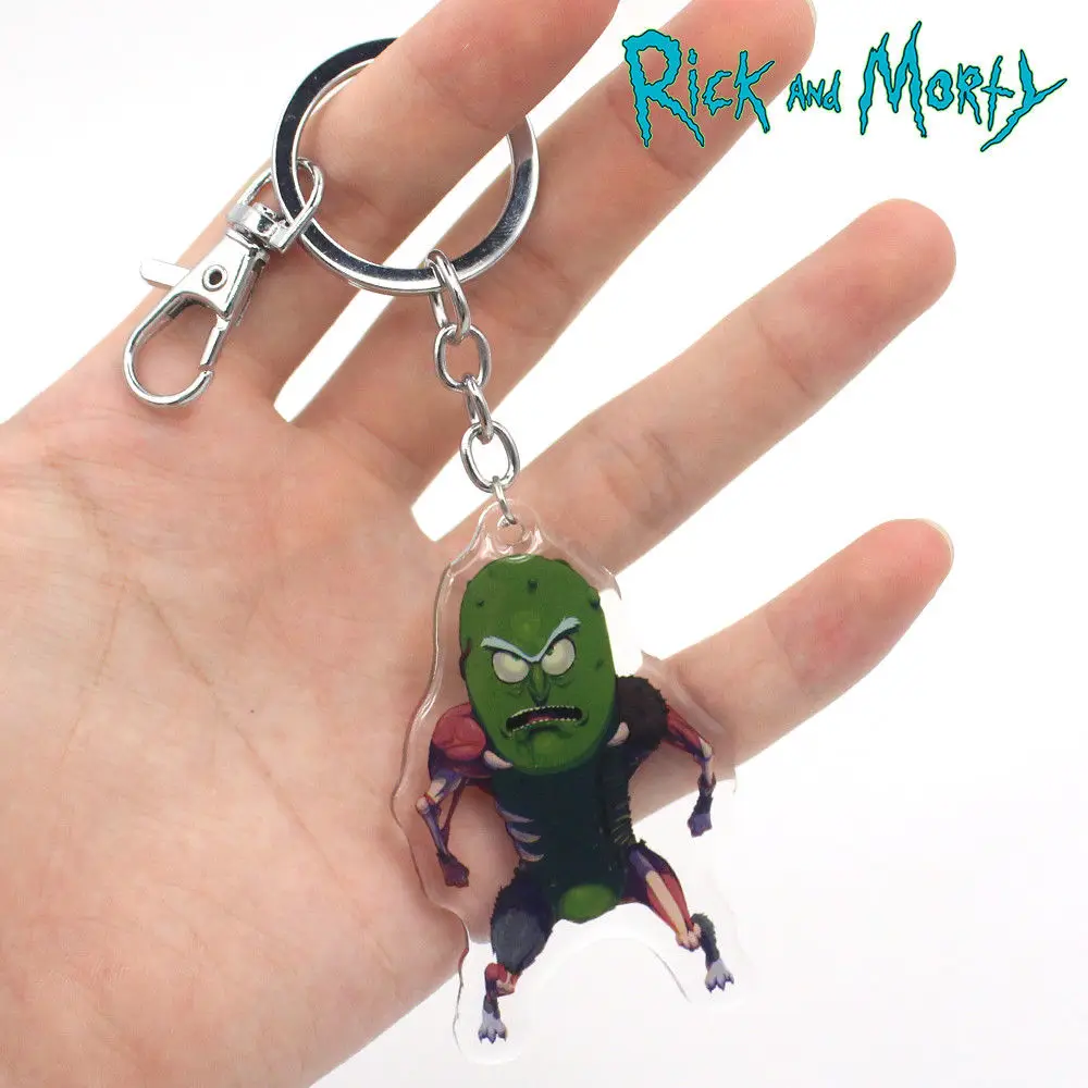 OHCOMCIS Rick and Mori Pickle MEESEEKS акриловый брелок Брелоки Кулоны Аксессуары для костюма