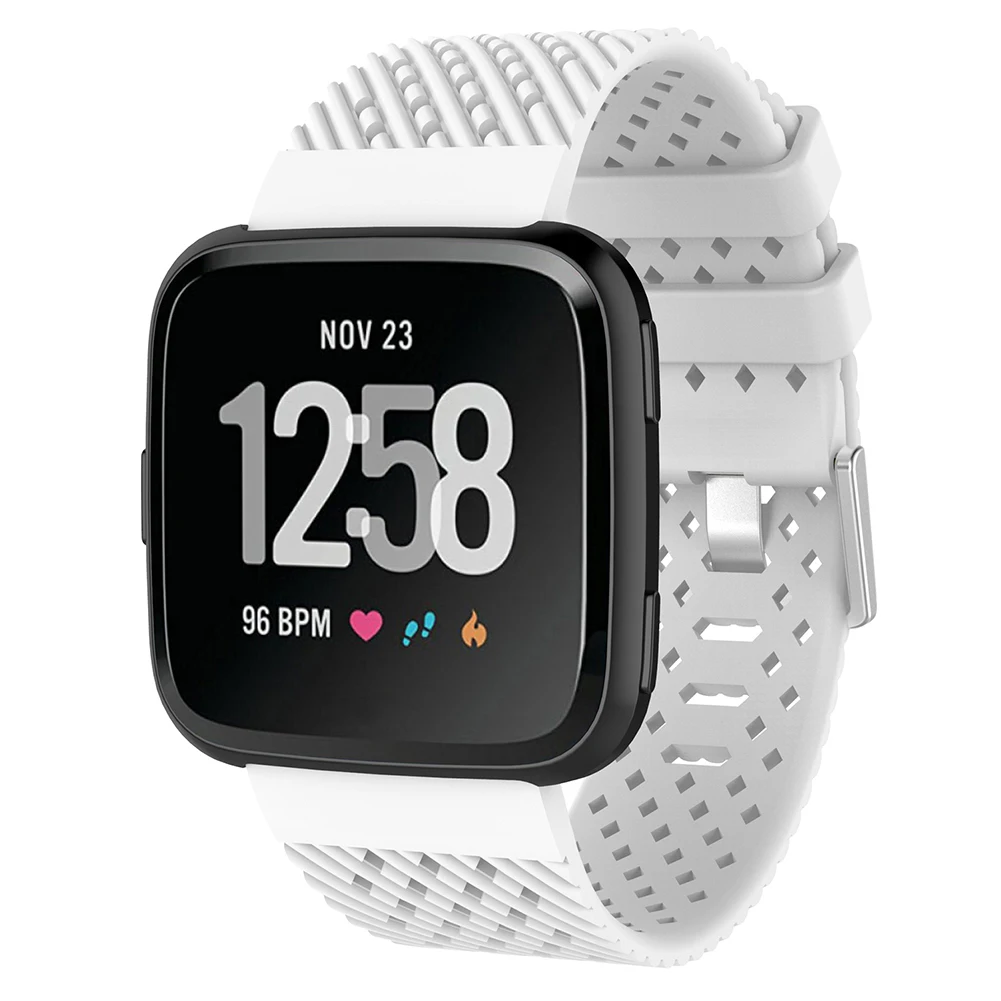 Спортивный ТПУ удобный сменный ремешок на запястье Браслет для Fitbit Versa|Ремешки