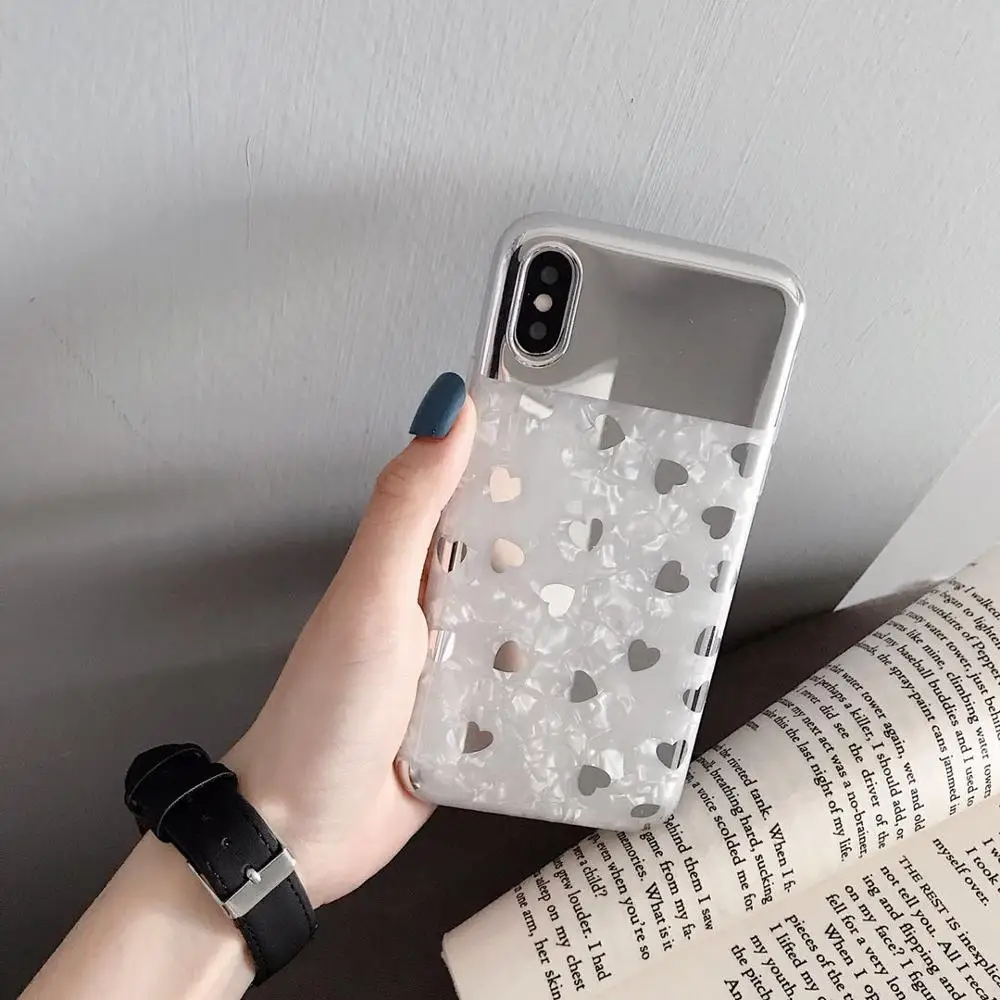 Роскошный зеркальный силиконовый чехол для телефона iphone X XR XS MAX модный тонкий