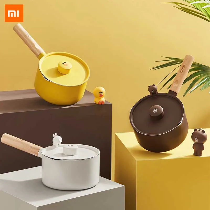 Xiaomi Youpin мини-кастрюли для молока Рождественский подарок шоколадный молочный суп без приклеивания кастрюля для приготовления пищи общего использования для газовой и индукционной плиты