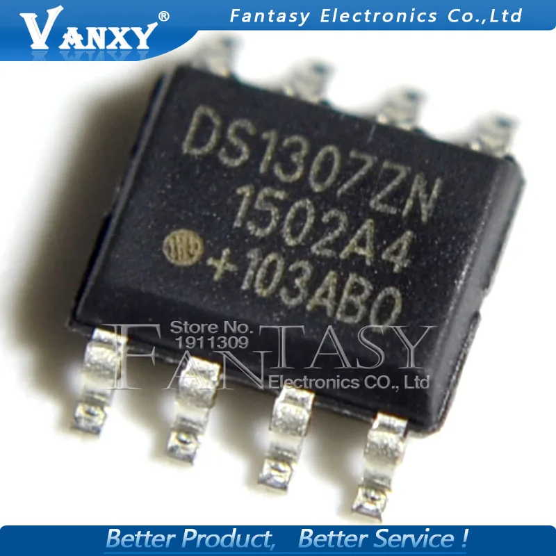 10 шт. DS1307ZN лапками углублением SOP-8 DS1307Z SOP8 DS1307 DS1307N СОП SMD и