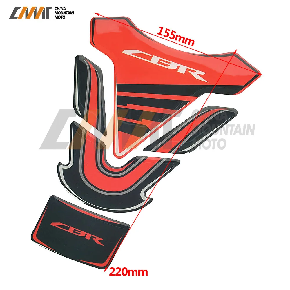 3D бак мотоцикла Pad Защитная Наклейка Стикеры чехол для Honda CBR 250 600 900 929 954 RR CBR1000XX CBR наклейки Tank Pad