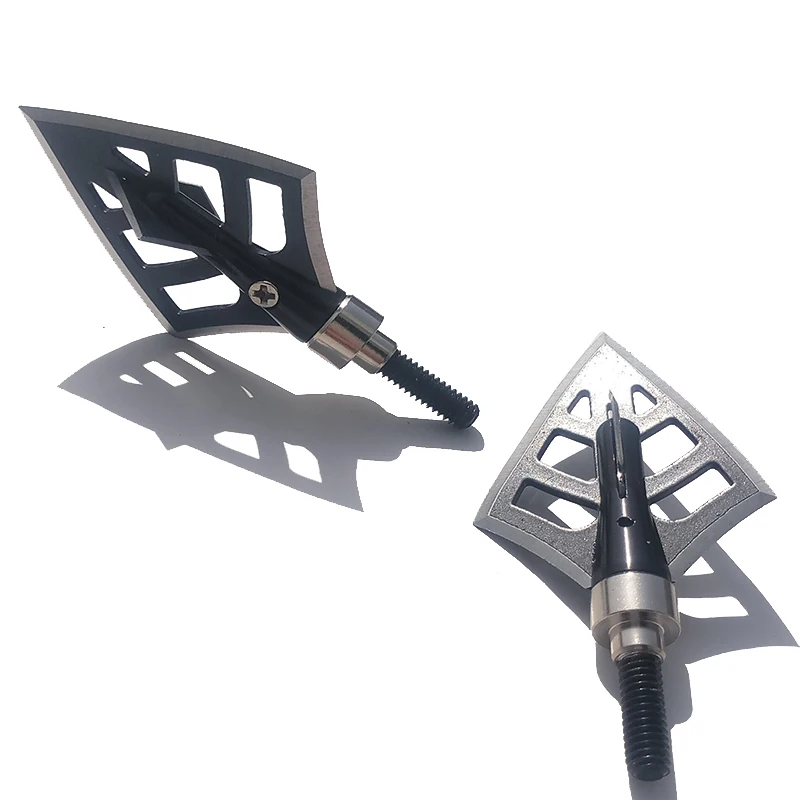 6 шт. лезвие для стрельбы из лука Broadhead 125гр наконечники стрелы стрела нержавеющей