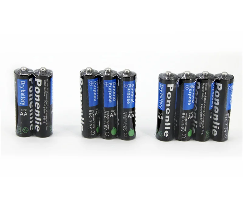 16 шт щелочных Батарея АА 1,5 V Baterias для камеры, калькулятор, будильник, мышь, дистанционный пульт Батарея