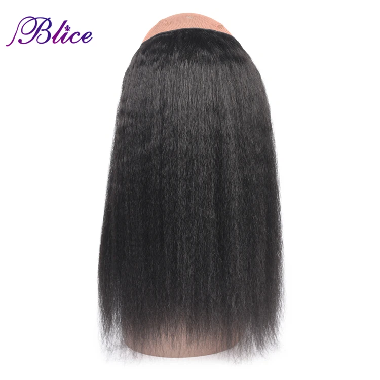 Blice 1"-24" длинные кудрявые прямые волосы на 5 клипсах для наращивания синтетические шиньоны чистый цвет для женщин термостойкие
