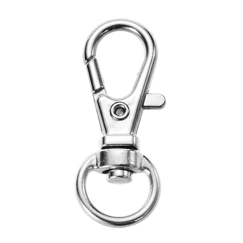Металлический карабин триггер Llavero поворотная застежка брелок для ювелирных