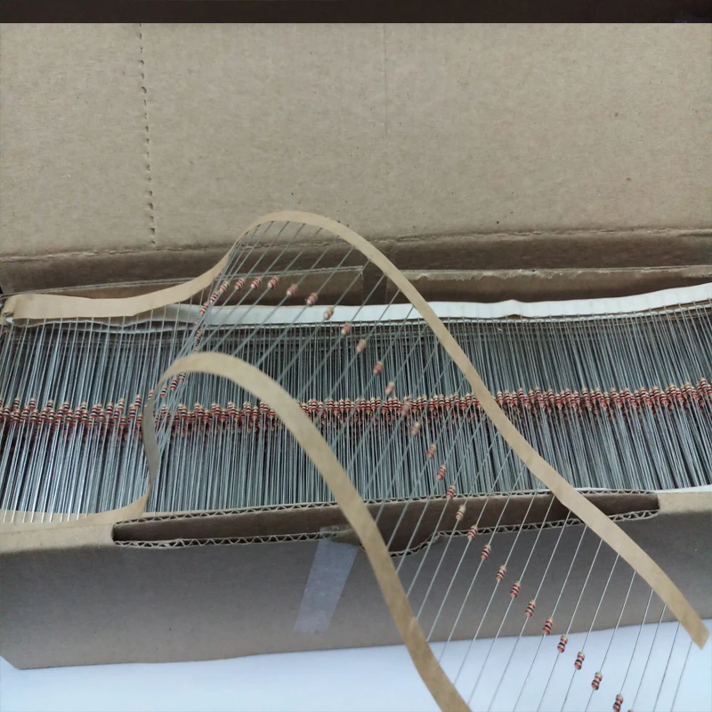 

1000Pcs 1/2W 5% 100Values 1-10M Ohm Carbon Film Resistors Assortment Kit Electronic Components