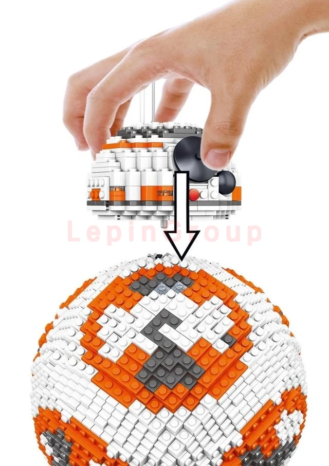 LELE 35020 MOC Star Wars Ultimate Коллекционная модель робота BB8 Конструкторы кирпичи Горячие