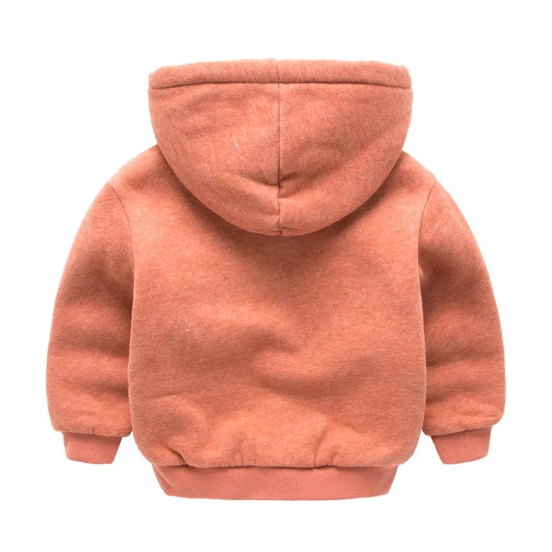 Зимнее детское вельветовое плотное хлопковое пальто Модные теплые кашемировые