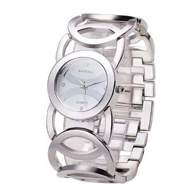 silver white TGJW089 модные брендовые часы BAOSAILI, женские наручные часы из высококачественной нержавеющей стали, женские часы под платье, часы Relogio - Цвет: silver white