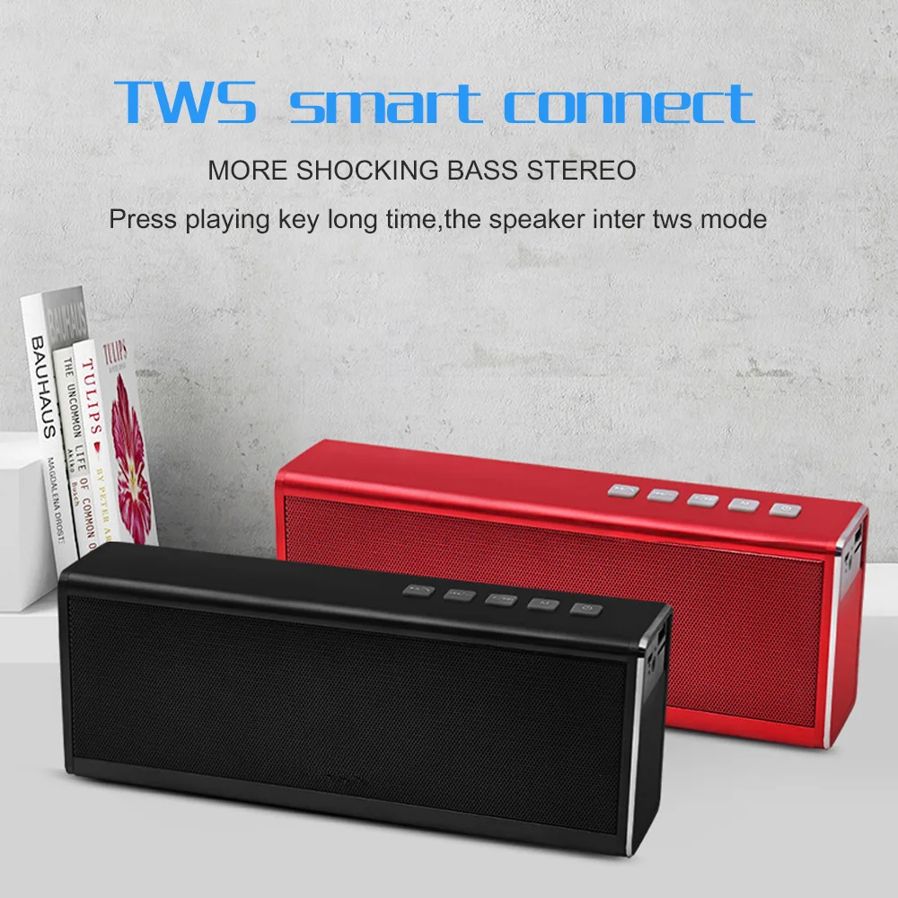 20 Вт Bluetooth динамик бас FM радио мощный портативный сабвуфер Беспроводная колонка