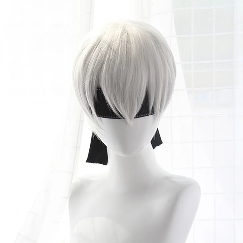 Парик для косплея YoRHa 9S термостойкие искусственные волосы с шапочкой костюмов